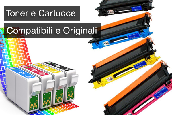 Vendita toner e cartucce compatibili e originali